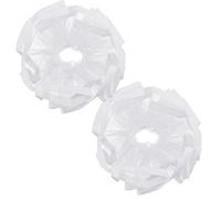 Eleganter Tropfenfänger, 2 Stück TROPFENFÄNGER mit Rand für KERZEN Ø 3-5 cm, Tropfschutz Kommunionkerze, Deko/Schutz, Ideal zur Kommunion/Taufe Oder Konfirmation/Tropfschutz Taufkerze