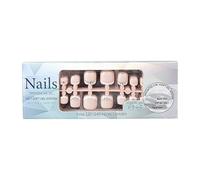 Elegantes 120 uñas postizas con punta francesa para mujeres y niñas, uso duradero, mejora de uñas de los pies