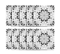 Elegantes adhesivos 3D para azulejos para superficies lisas, mejora tu hogar con diseños de mosaico para baños y cocinas (ACZ2003)