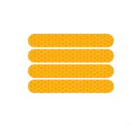 Elegantes adhesivos reflectantes para ruedas Ninebot Max G30 G2 G65 Boost Night Time Safety (naranja)