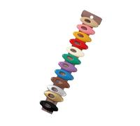 Elegantes alfileres de bufanda en color brillante, juego de 12 piezas, multiuso, accesorios de moda para mujeres y señoras, accesorios de seda para bufandas, talla única, como se describe