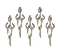 Elegantes anillos punk resistentes a la oxidación, accesorios góticos para fotografía temática y reuniones sociales, gótico punk, talla única, como se describe, como se describe