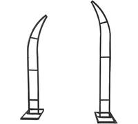 Elegantes Arcos de Boda para Ceremonias, Soporte Curvo para Globos Florales, Ajustable a 1,5 m y 1,8 m, Ideal para Fiestas en Interiores y Exteriores, 3 Colores (Blanco), Ideal para Bodas y