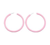 Elegantes aretes de aro redondos y colgantes, cómodos aretes de oreja, textura acrílica, adecuados para uso diario y fiesta, elegantes aros grandes, talla única, como se describe, como se describe