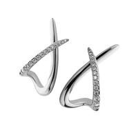 Elegantes aretes de tuerca ligeros con diseño de cruz con revestimiento de oro o plata resistente, ideales para todas las edades, aretes de uso diario, B, como se describe, como se describe
