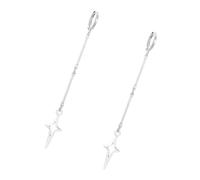 Elegantes aretes góticos con espinas, remaches, crucifijos, con hebillas, hechos a mano, estilo punk, joyería para el oído, accesorios para fiestas, aretes misteriosos, talla única, como se describe