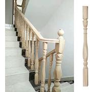 Elegantes balaustres de madera maciza de álamo for escaleras y barandillas de terraza - Balaustres clásicos tallados (paquete de 1/5/10/20)(95cm/37.4in 20 Pack)