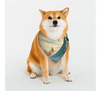 Elegantes bandanas para perro, patrones para San Valentín, cumpleaños y más, ropa de poliéster suave para mascotas, hermosa representación de cuento de hadas, tamaño mediano