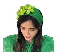 Elegantes bandas anchas para el pelo para cabina de fotos, diadema ancha para fiestas, diadema acolchada para festivales de música, aro floral para mujeres