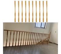 Elegantes barandillas de escalera de madera maciza de 95 y 85 cm for uso en interiores y exteriores (paquete de 1, 5, 10 y 20)(85cm/33.5in 10 Pack)