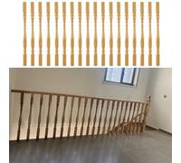 Elegantes barandillas de madera maciza for escaleras, con ejes de 95 y 85 cm, for uso en interiores y exteriores.(85cm/33.5in 18 Pack)