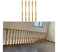 Elegantes barandillas de madera maciza for escaleras, con ejes de 95 y 85 cm, for uso en interiores y exteriores.(85cm/33.5in 5 Pack)