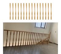 Elegantes barandillas de madera maciza for escaleras, con ejes de 95 y 85 cm, for uso en interiores y exteriores.(85cm/33.5in 16 Pack)