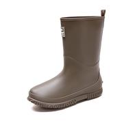 Elegantes botas de lluvia para mujer, de media caña y suela antideslizante, ideales para días lluviosos, con atuendos casuales y actividades al aire libre. Botas De Agua Chicas (Army Green, 40)