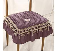 Elegantes cojines para sillas de cocina, paquete de 8 almohadillas de espuma modernas para comedor, estilo pastoral, cómodos cojines para mecedora, decoración del hogar y patio (45 x 45 cm)