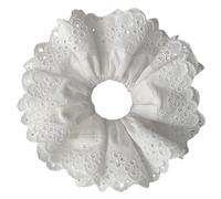 Elegantes coleteros de encaje para mujer, grandes y elásticos de doble capa, añaden encanto a tus peinados