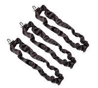 Elegantes coleteros de satén para niñas, 3 piezas, de seda, ajustables y resistentes, para uso diario