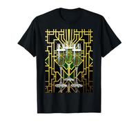 Elegantes Copas de champán Esmeralda en Estilo Art Deco Camiseta