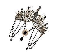 Elegantes coronas con borlas, lujoso tocado de madonnas, diosas, heawear para mujer, boda, sesión de fotos, corona de cultura exótica para mujer, talla única, como se describe, como se describe