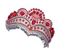 Elegantes coronas de diamantes de imitación para novia, tiaras hechas a mano, tocado ajustable, accesorios de boda para mujer