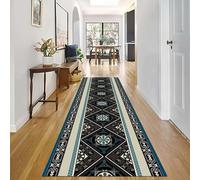 Elegantes Corredores de Alfombras Marrón Azul Beige Largo Corredor 2M 2,5M 3M 3, 4M 4, 6M 7M 8M 9M para Pasillo Terraza Salón(90 * 400cm)