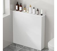 Elegantes cubiertas de radiador de oclusión - Armario calefactor decorativo con estante de almacenamiento, tubos ocultos, perfecto para sala de estar, dormitorio y cocina, 60 x 50 x 15 cm