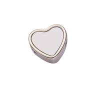 Elegantes cuentas de corazón hechas a mano con innovadoras técnicas de transferencia de calor, adecuadas para el uso diario y varias ocasiones