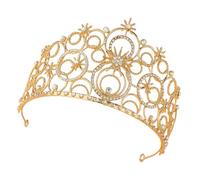 Elegantes diademas de princesa, coronas, aro para el pelo, para cumpleaños, boda, reina, tocado para niñas, espectáculos, disfraz de escenario, corona de novia, boda, joyería para mujer, talla única