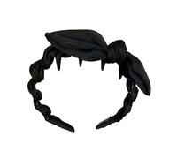 Elegantes diademas de tela con lazos marrones y orejas de conejo, ligeras y cómodas, accesorio para el pelo para mujeres y niñas, uso diario, fiesta, tela ligera