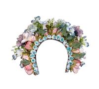 Elegantes diademas para el pelo con flores para mujer, tocado de flores, delicado adorno floral para el pelo