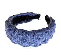 Elegantes diademas trenzadas para mujeres y niñas, bandas de pelo de tela suave, accesorios para el cabello, decoración de moda, diademas anchas