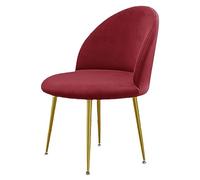 Elegantes fundas de terciopelo elástico para sillas con respaldo redondo, diseño, juego de 4 para comedor y oficina, lavables a máquina