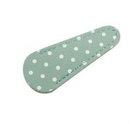 Elegantes fundas protectoras para tijeras hechas de piel sintética, ideales para soluciones de almacenamiento seguras (6 verde menta)