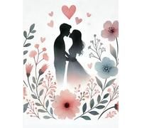 Elegantes Gästebuch für die Liebe und Feste: Hardcover Erinnerungsbuch für Hochzeiten, Geburtstage, Jubiläen & Feste: 100 Blanco Seiten zum Eintragen und Einkleben von Fotos