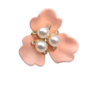 Elegantes gemelos decorativos con diseño de flores y perlas para hombres y mujeres, vestido de noche, camisa, accesorios de ropa, clip de botón para camisa, talla única, como se describe, como se