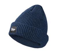 Elegantes gorras de punto reflectantes para entusiastas del deporte al aire libre, cómodas gorras de invierno cálidas para corredores nocturnos, gorras deportivas al aire libre, azul oscuro A, Talla