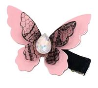 Elegantes horquillas de mariposa negra, accesorio único de moda para mujeres y niñas, decoración del cabello
