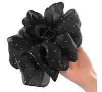 Elegantes lazos para el pelo, elegantes y grandes, para accesorios de estilo fino y grueso, para mujer, lazos para el cabello