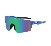 Elegantes lentes de sol resistentes al viento para ciclismo de carretera, unisex, para deportes al aire libre, tonos frescos y conservadores (verde, talla única)