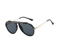 Elegantes lentes de sol unisex con marco grande para mujeres y hombres, diversas formas de cara y atuendo, para eventos formales informales, gafas de sol de vuelo para mujeres y hombres