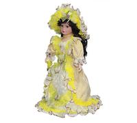 Elegantes muñecas de porcelana de 17 pulgadas Amor italiano coleccionable para decoración del hogar y regalos Triángulo muñecas italianas muñeca en miniatura