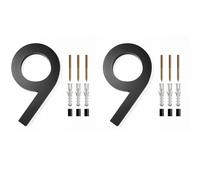 Elegantes números de casa flotantes 3D para villas, hoteles y centros comerciales con material acrílico y fácil fijación de tornillo (9)