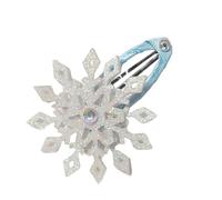 Elegantes pasadores para el pelo con diseño de copo de nieve, horquilla de Navidad con purpurina para mujeres y niñas