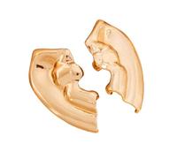 Elegantes pendientes de aleación con forma geométrica única para trajes casuales u ocasiones formales, joyería de moda para mujeres