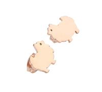 Elegantes pendientes de oveja con fina artesanía en forma de animal, accesorios de oreja de moda para uso diario, bonitos aretes de animales, talla única, como se describe, como se describe