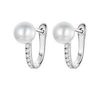 Elegantes pendientes de perlas de plástico para mujer, diseño versátil, trajes formales para el tiempo libre, duraderos, accesorios de oreja de perlas brillantes para bodas, fiestas