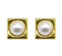 Elegantes Pendientes de Perlas Geométricas Retro Estilos Elegantes Contribuyen A Mejorar Su Mirada En Cualquier Evento O Ocasión Pendientes De Perlas Geométricas Vintage Portátil, talla única, como se