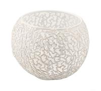 Elegantes portavelas de metal dorado con diseño vintage hueco para añadir un ambiente cálido y un toque elegante a cualquier habitación (oro blanco)