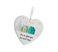 Elegantes Recuerdos Navideños De Acrílico con Diseño Doble Regalo para Inauguración La Casa Decoración Casas Vacaciones para Amigos Vecinos