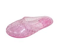 Elegantes sandalias de playa de verano para mujer con detalles de purpurina para un uso diario cómodo y relajación junto a la piscina, Pink, 37 EU